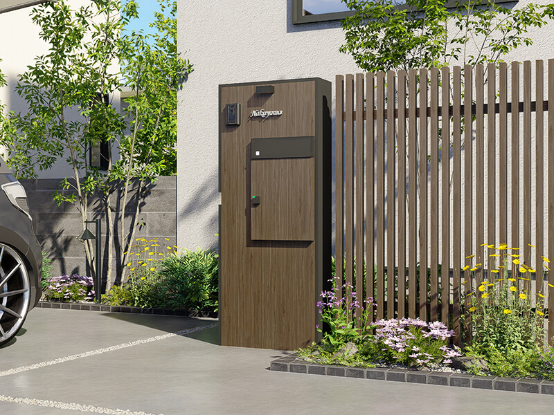 エバーアートボード機能門柱V2H