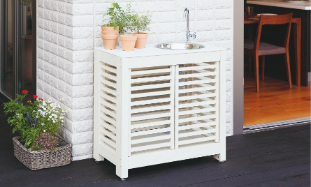 ガーデンアクセサリー 室外機カバー