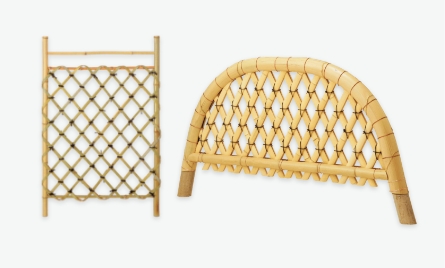 竹垣・和風フェンス 天然光悦寺垣・折枝戸