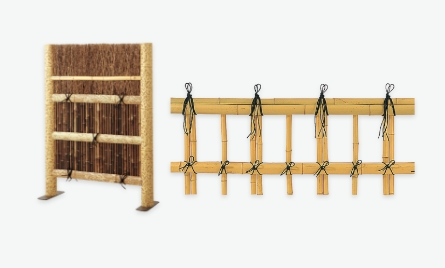 竹垣・和風フェンス 天然ユニットフェンス・新和風衝立