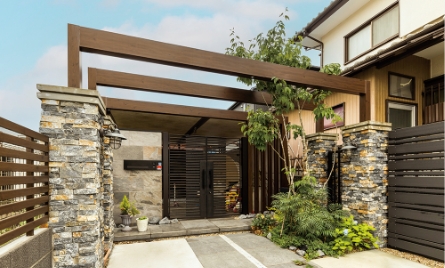 門屋根・エントランスフレーム ホームヤードルーフシステム フレーム