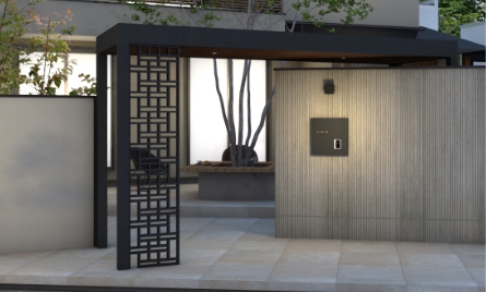 門屋根・エントランスフレーム ニッチスクリーン