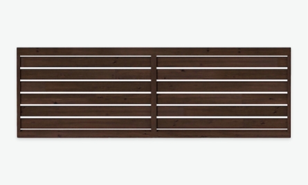 アルミ形材フェンス 間柱フェンス