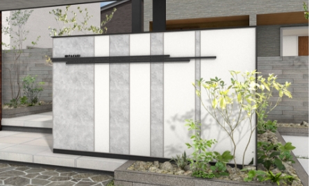 門柱・門袖 エバーアートボードウォールセット デザイナーズタイプ