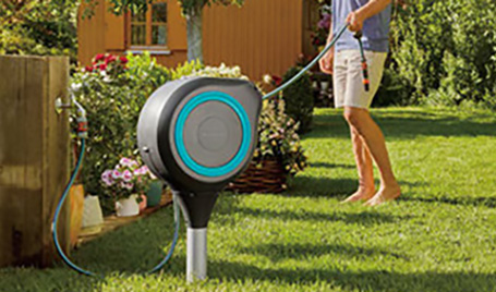 潅水・散水システム ホースボックス/ホーストロリー/首振式スプリンクラー