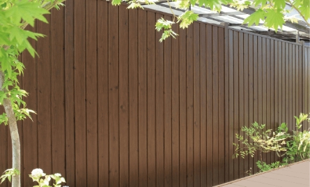 樹脂フェンス シンプルログ