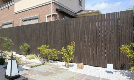 千本格子・スクリーン 密縦板貼デザイン