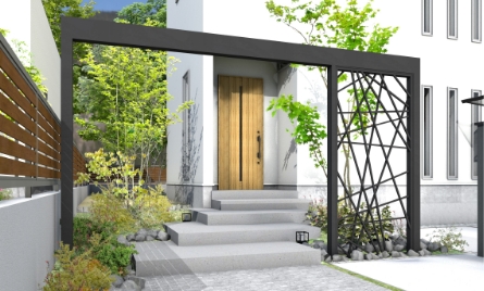 千本格子・スクリーン ホームヤードルーフシステム アクセントパネル