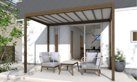 テラス・パーゴラ フレームルーフ