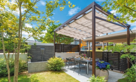 テラス・パーゴラ ポーチテラス シンプルスタイル