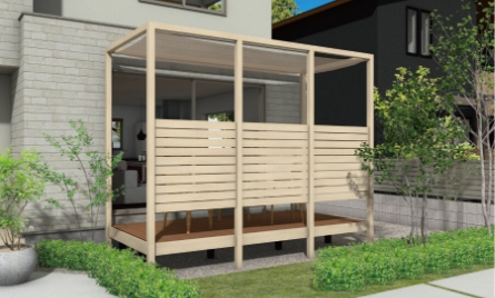 テラス・パーゴラ アートウッド庭テラス