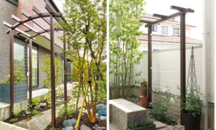 テラス・パーゴラ エバーエコウッド トレメッシュパーゴラ