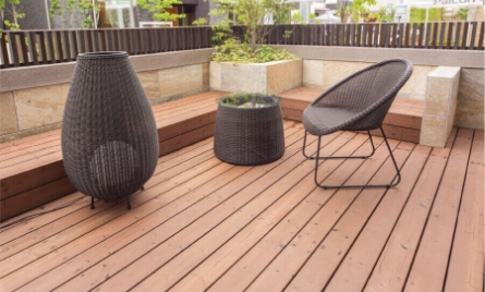 ウッドデッキ タンモクウッド