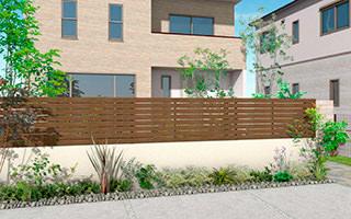 アルミ形材フェンス