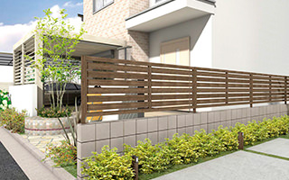 間柱フェンス