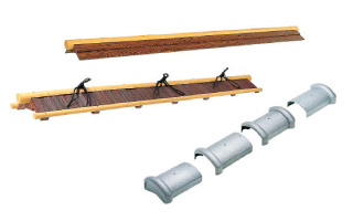 垣根用小屋根・アル銘瓦