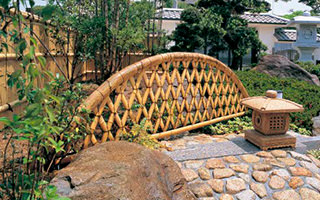 天然光悦寺垣・枝折戸