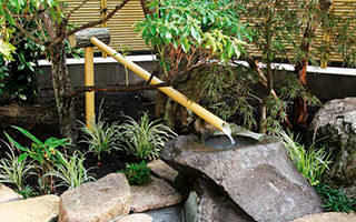 筧・天然竹筧・坪庭グッズ