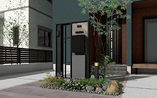 カスタマイズ門柱