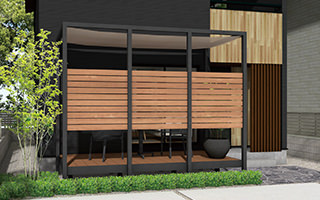 アートウッド 庭テラス