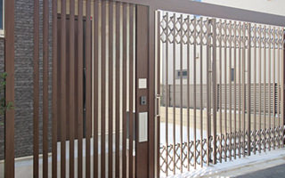 デザイン門柱 シンプルスタイル/スリット部材