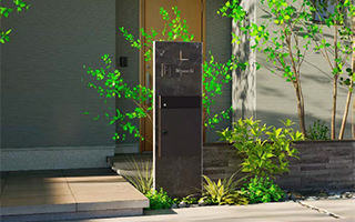 エバーアートボード門柱ステンレージ