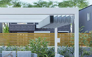 電動開閉シェード