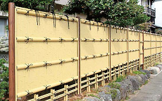 こだわり竹みす垣・四ツ目、清水垣