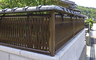 格子垣・仕切垣・大津垣