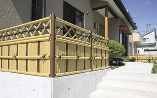 大和垣・丸竹格子・清水垣