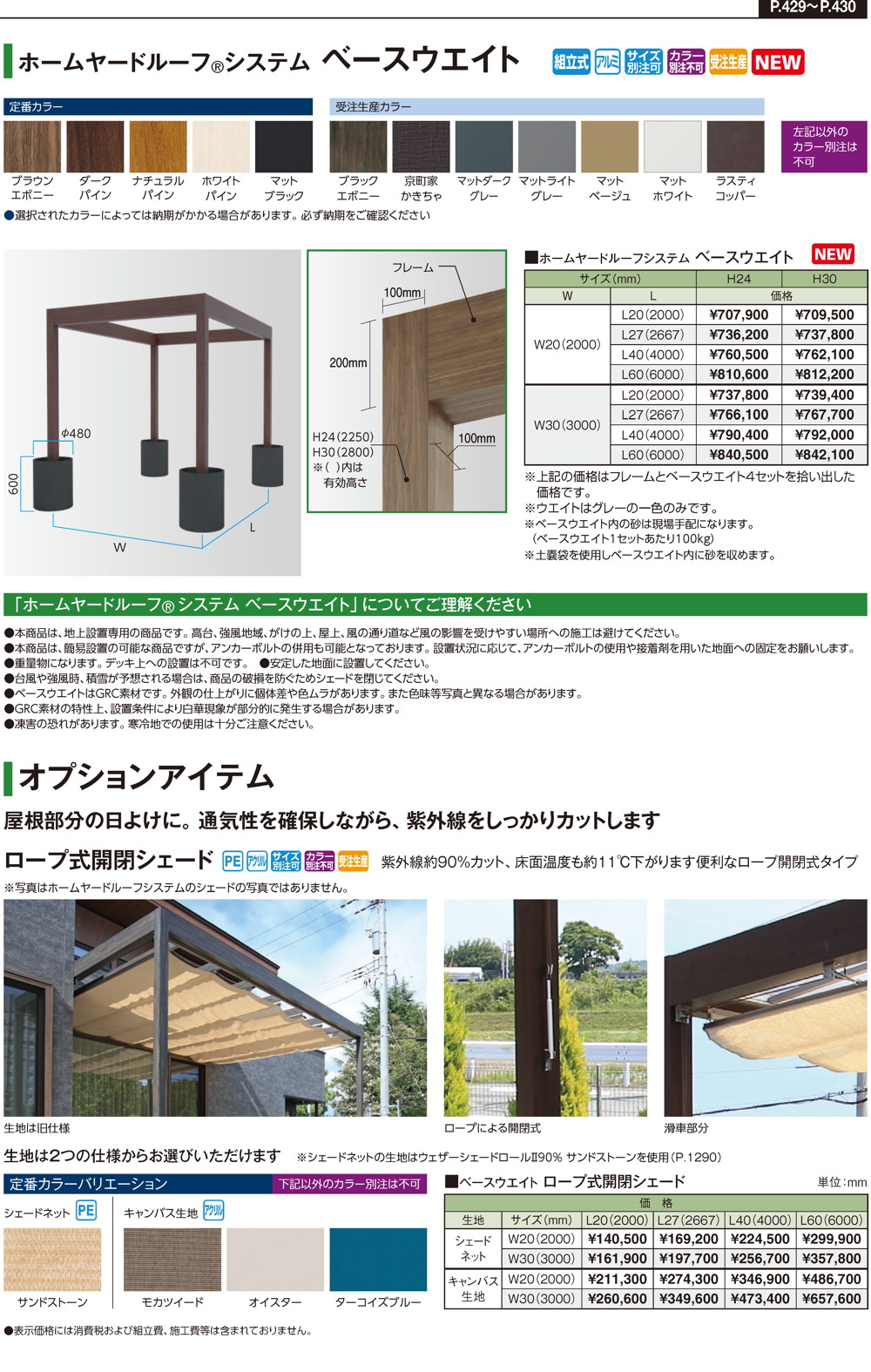 ベースウエイト