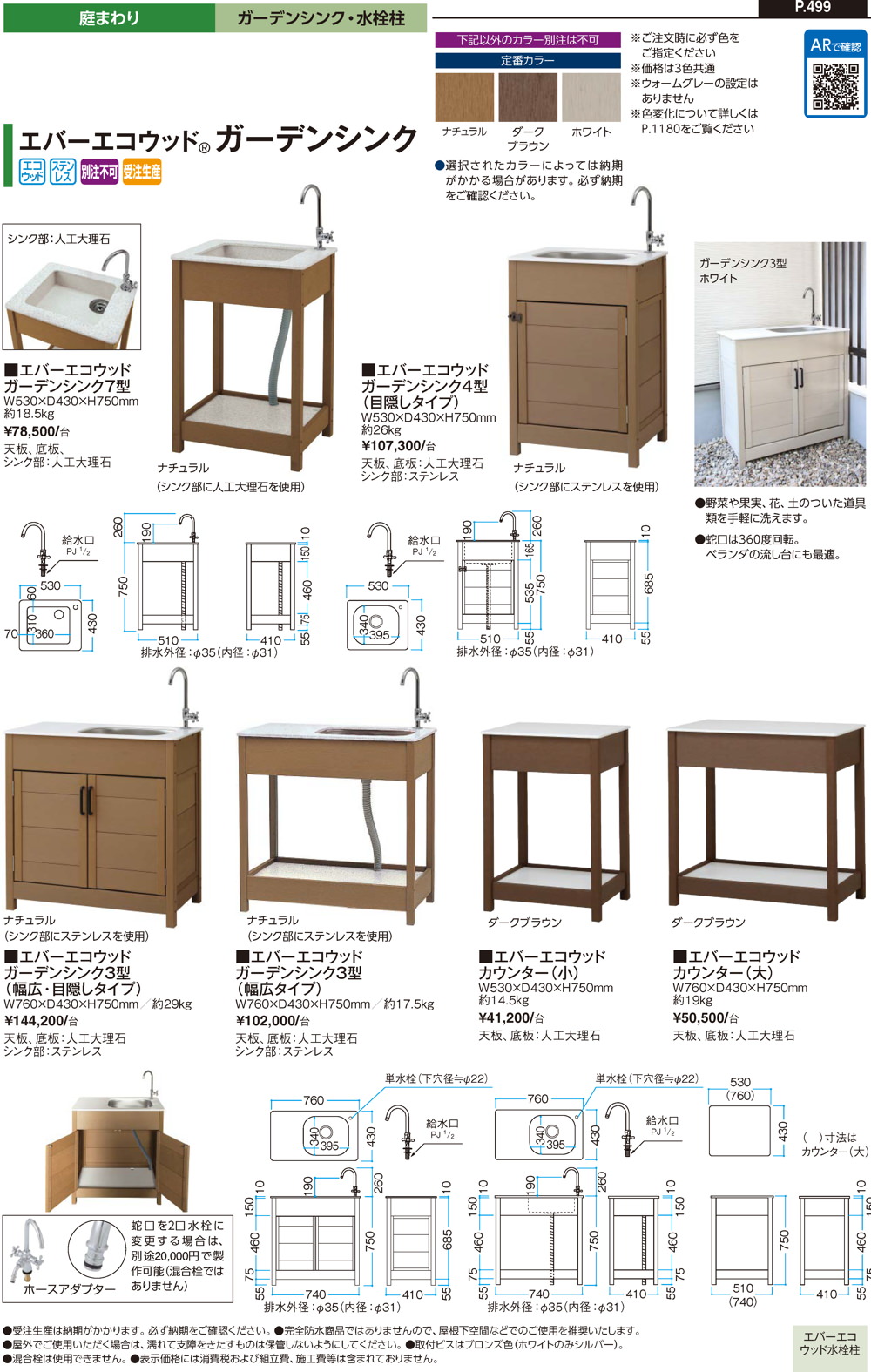 ガーデンデコレーション・シンク