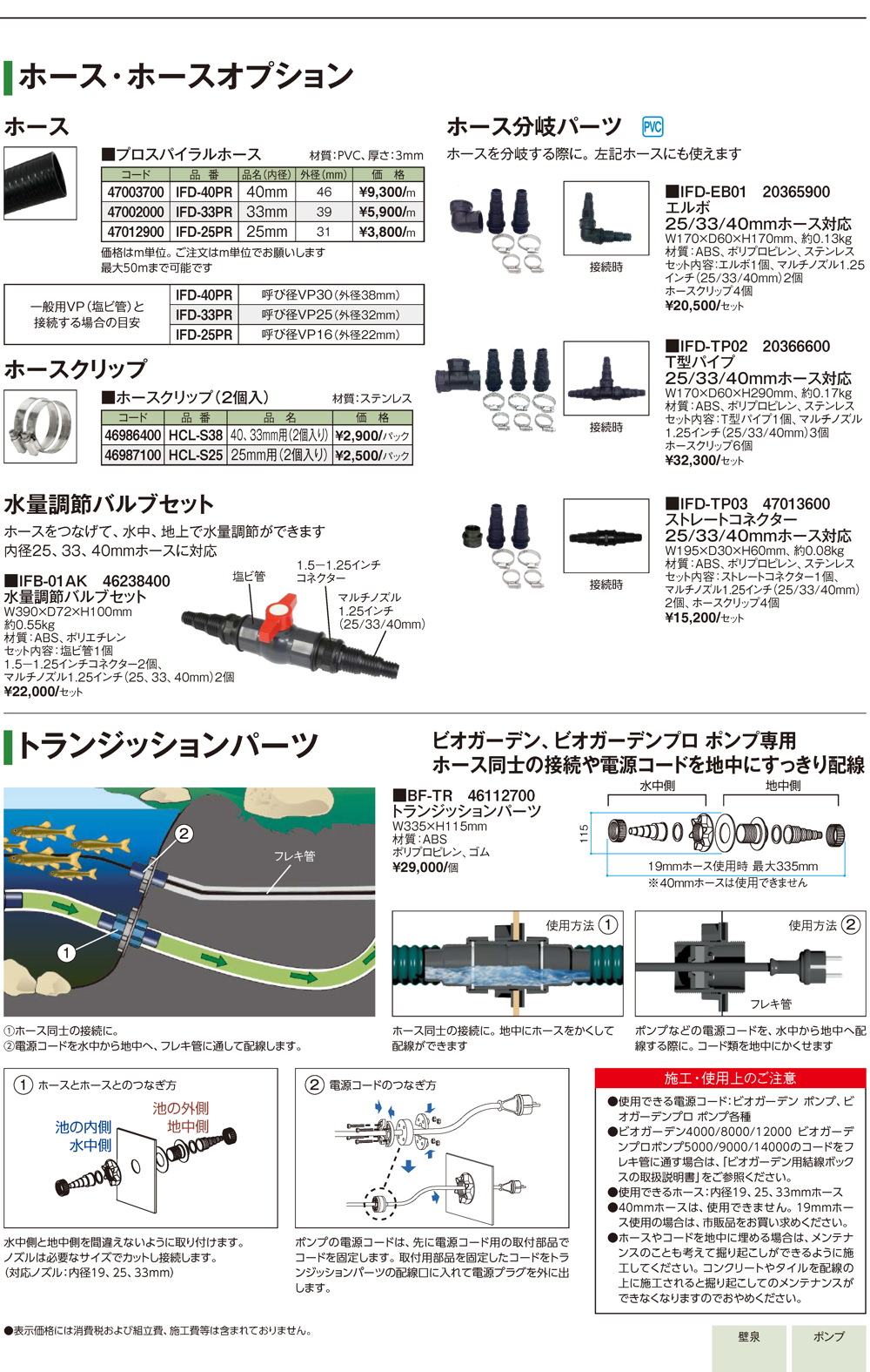 ウォーターアクセサリー