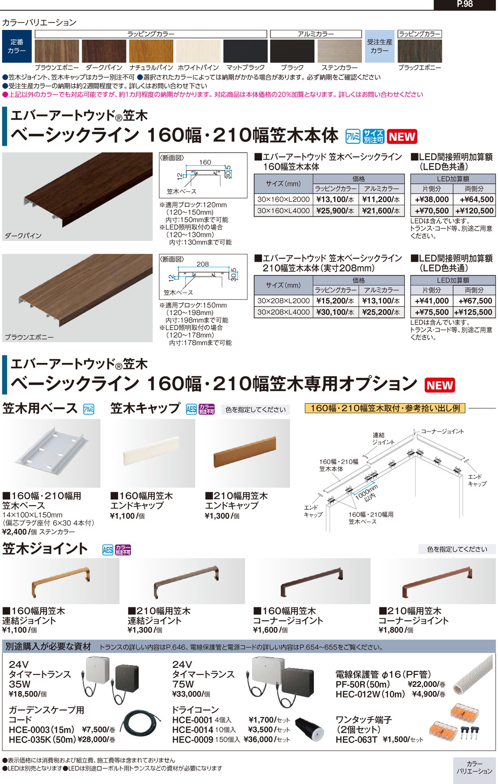 エバーアートウッド笠木