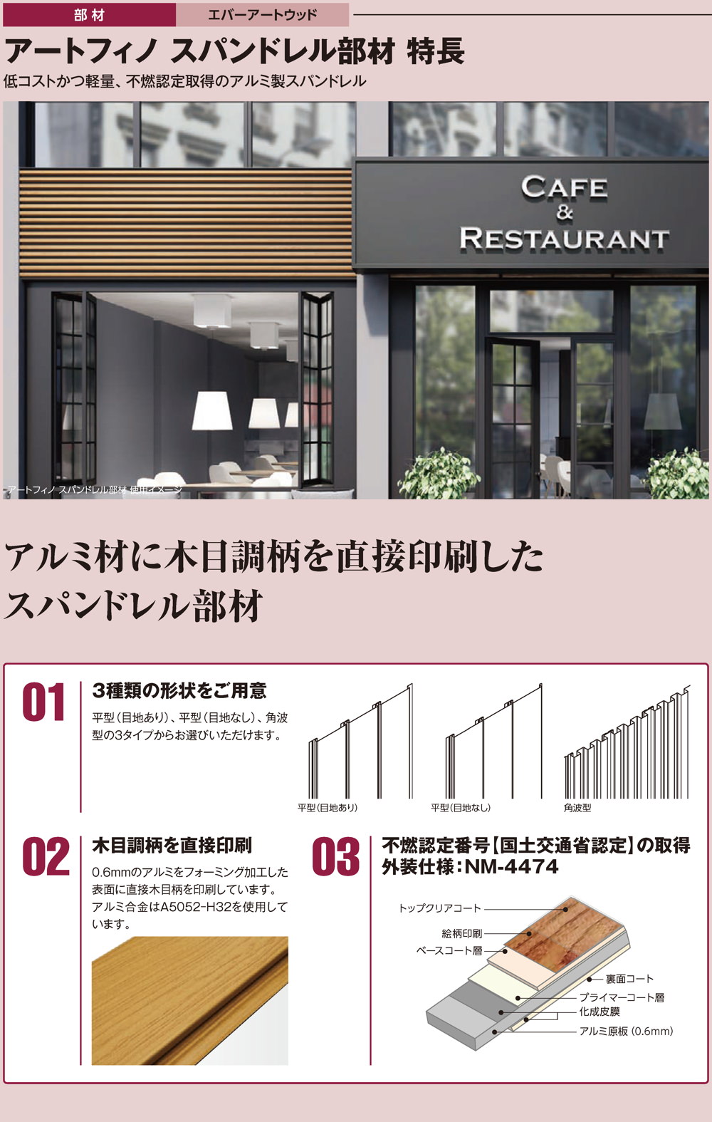 アルミ スパンドレル