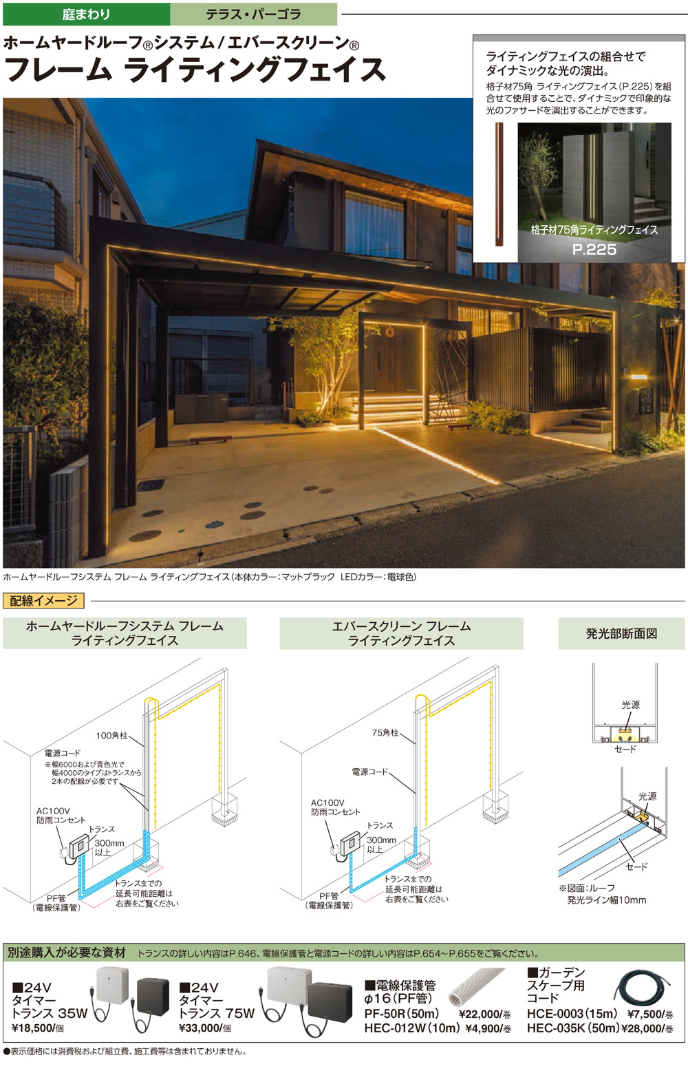 ライティングフェイス