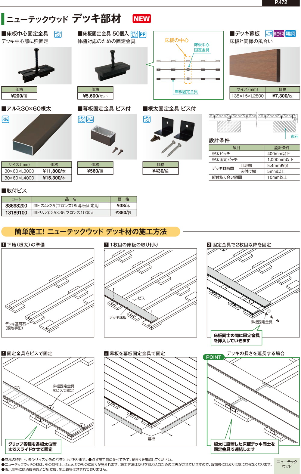 ニューテックウッド デッキ